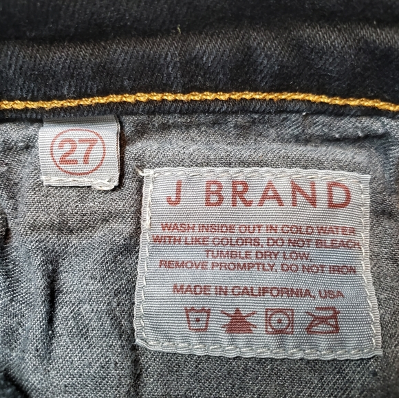 ❤️ J BRAND Women's Black Jeans Pencil Leg - Picture 8 of 9